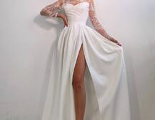 Сукня максі з паєтками та розрізом на спідниці Сукня максі з паєтками та розрізом на спідниці | PUSHKA SHOP