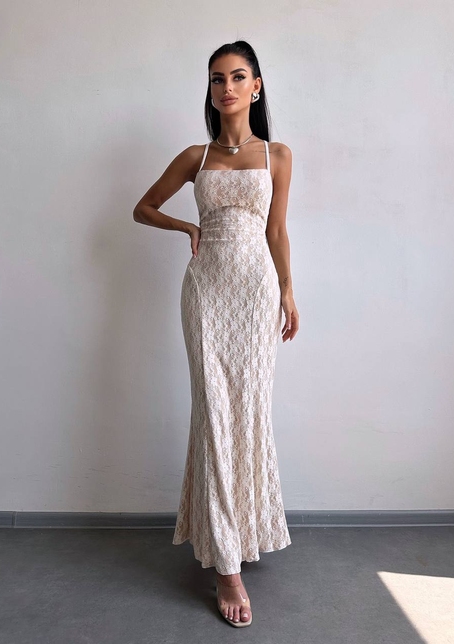 Мереживна сукня максі   | PUSHKA SHOP