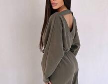 Комбінезон із широкими брюками з ангори | PUSHKA SHOP