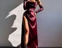 Комплект: корсет з рукавичками + спідниця максі з драпіруванням   | PUSHKA SHOP