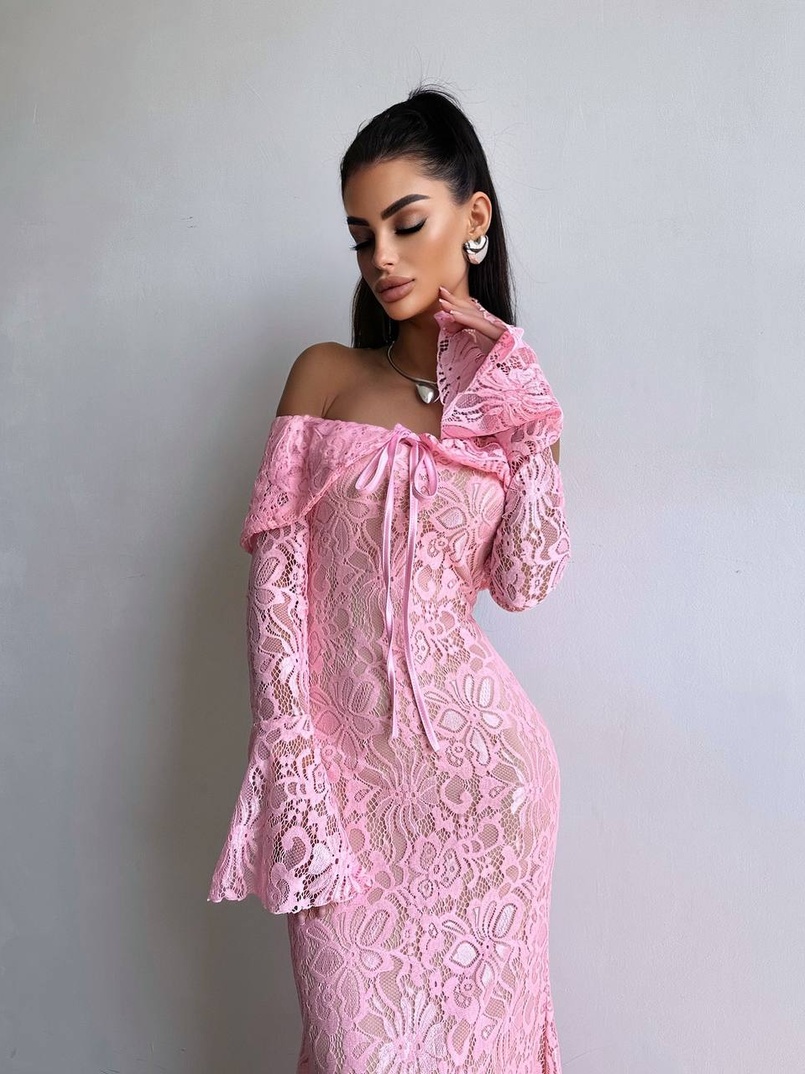 Мереживна сукня максі   Мереживна сукня максі   | PUSHKA SHOP
