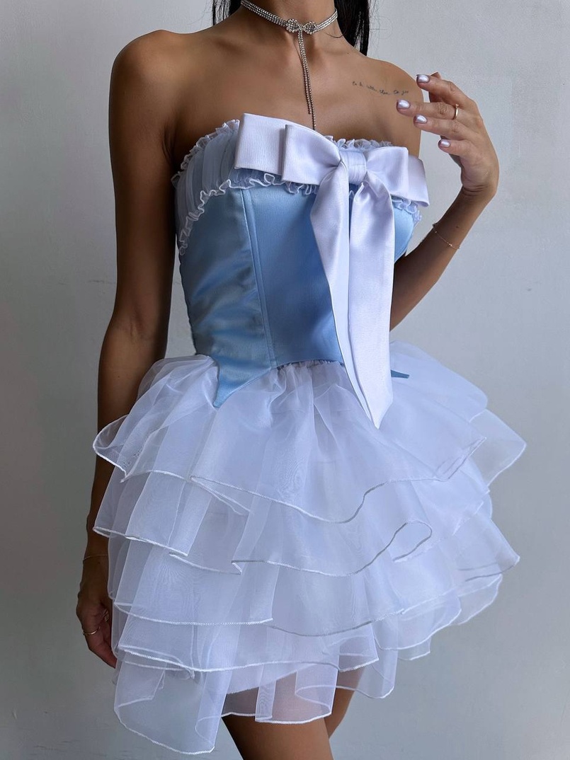 Комплект: корсет + пишна спідниця міні Комплект: корсет + пишна спідниця міні | PUSHKA SHOP