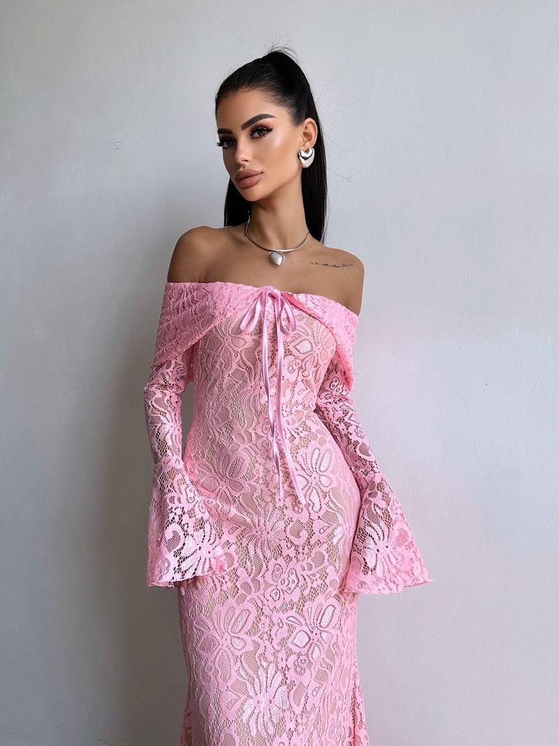 Мереживна сукня максі   Мереживна сукня максі   | PUSHKA SHOP