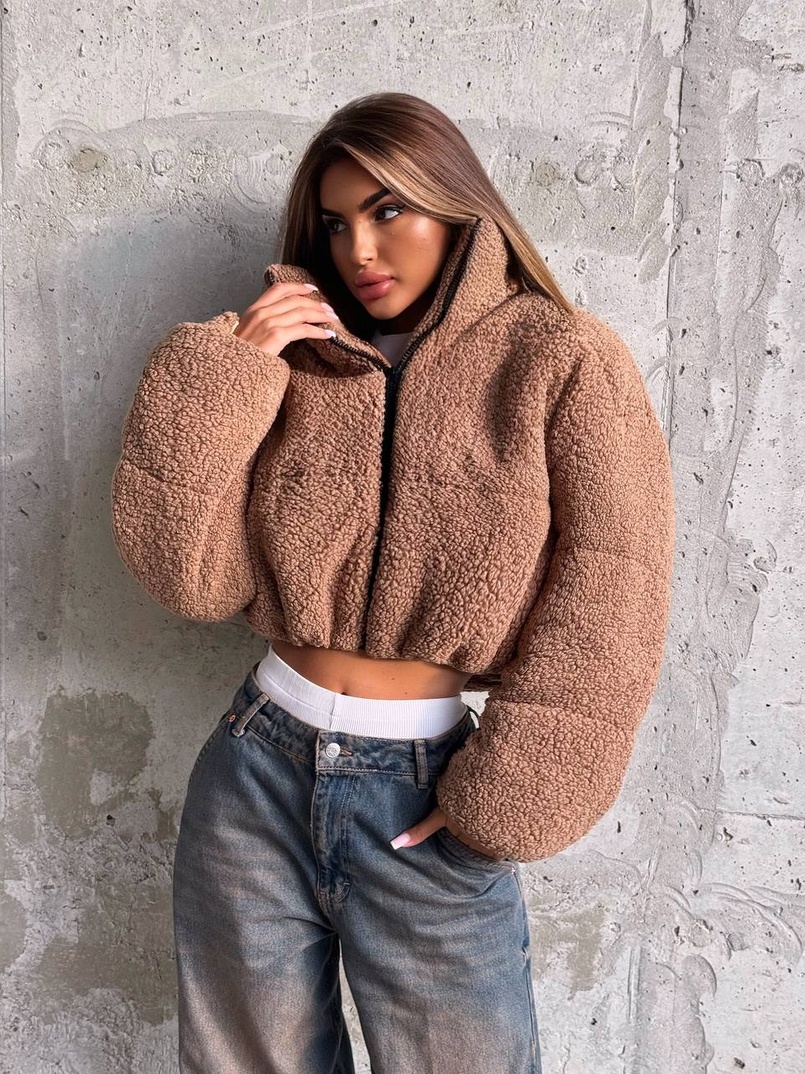 Курточка пуффер на блискавці | PUSHKA SHOP