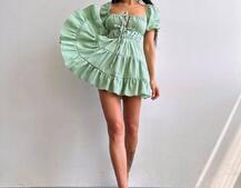 Муслінова сукня з рюшами   | PUSHKA SHOP