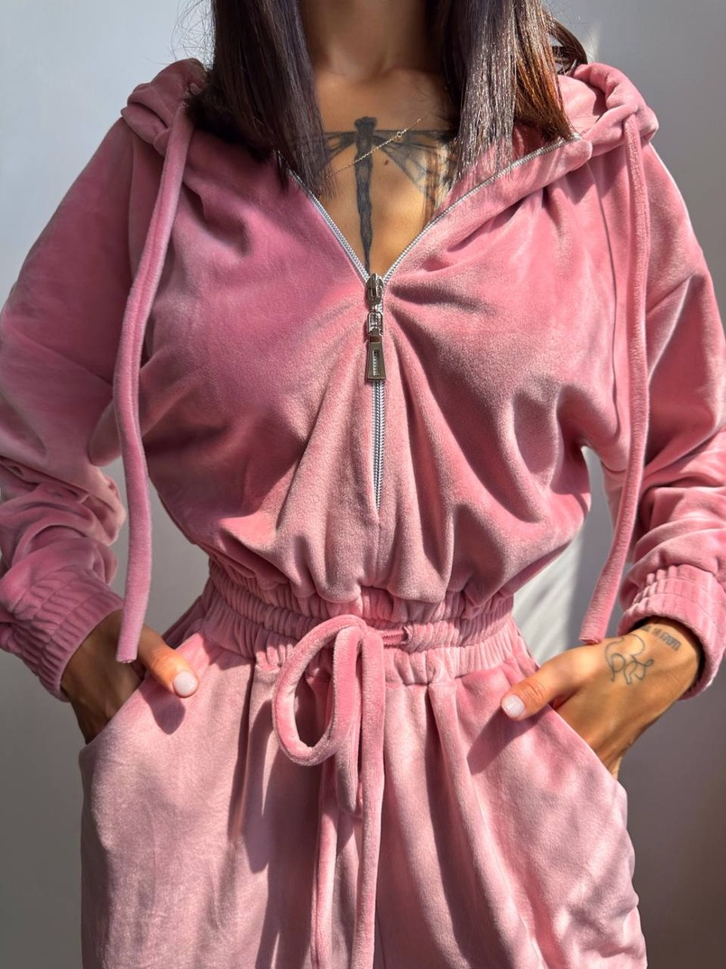 Велюровий комбінезон   | PUSHKA SHOP