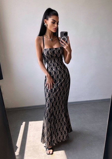 Мереживна сукня максі   | PUSHKA SHOP