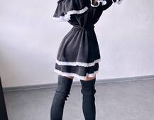 Сукня декорована мереживом | PUSHKA SHOP