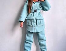 Комплект: тепла сорочка на кнопках + джоггери | PUSHKA SHOP