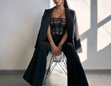 Комплект: піджак + комбінезон кльош  | PUSHKA SHOP