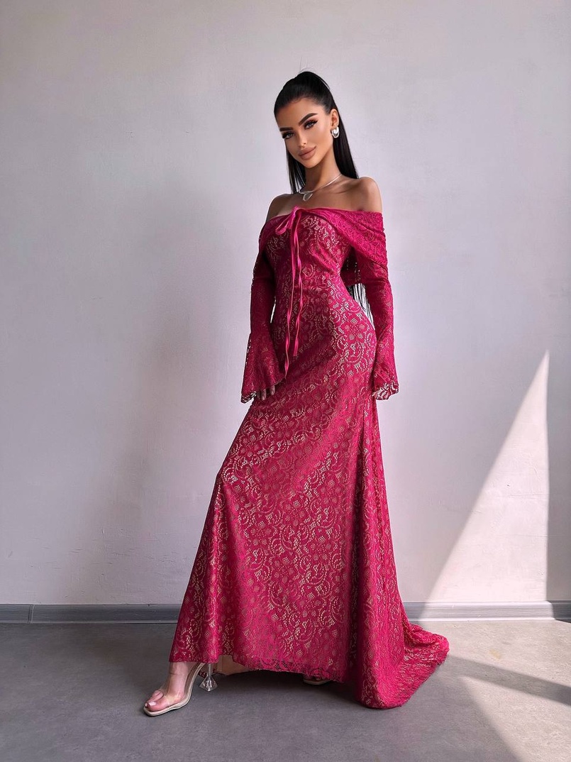 Мереживна сукня максі   Мереживна сукня максі   | PUSHKA SHOP