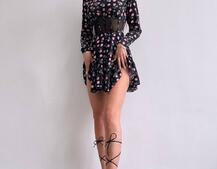 Приталена сукня з корсетною вставкою та спідницею-сонцем Приталена сукня з корсетною вставкою та спідницею-сонцем | PUSHKA SHOP