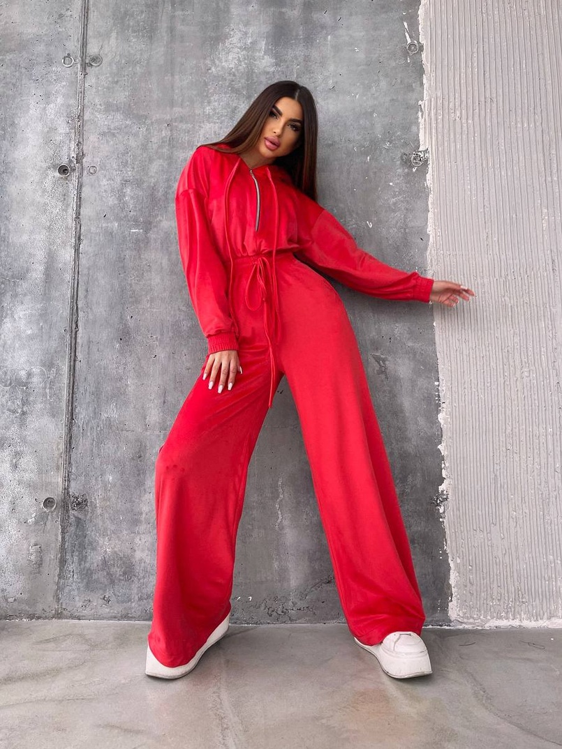 Велюровий комбінезон  | PUSHKA SHOP