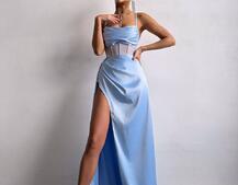 Комплект: корсет, декорований стразами + спідниця максі з драпіруванням Комплект: корсет, декорований стразами + спідниця максі з драпіруванням | PUSHKA SHOP