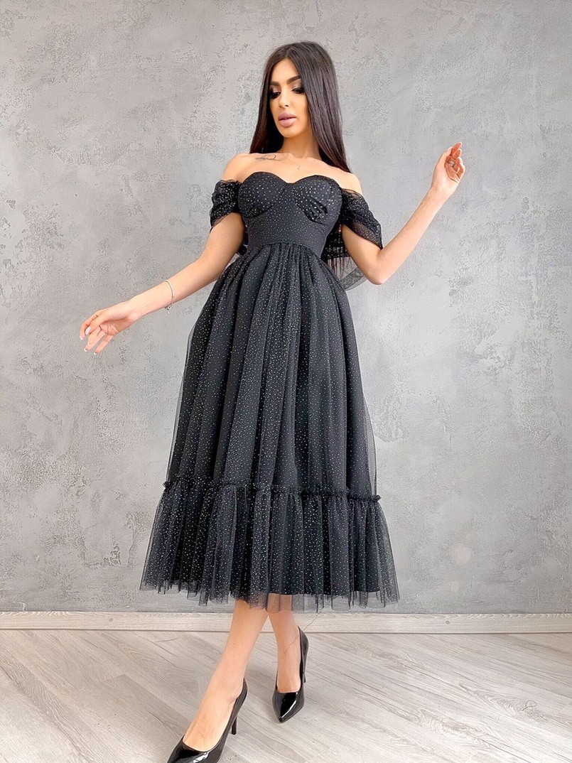 Платье-бюстье с пышной юбкой  Платье-бюстье с пышной юбкой  | PUSHKA SHOP