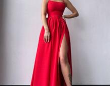 Сукня максі  зі шнурівкою на спинці | PUSHKA SHOP