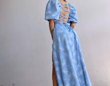 Улюблена сукня міді зі шнурівкою на спинці в нових кольорах Улюблена сукня міді зі шнурівкою на спинці в нових кольорах | PUSHKA SHOP