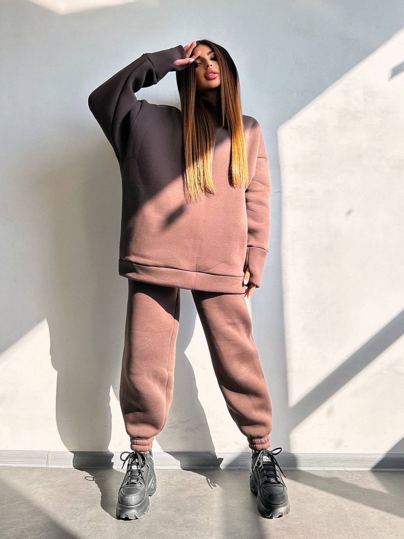 Теплий комплект: худі + спортивні штани Теплий комплект: худі + спортивні штани | PUSHKA SHOP