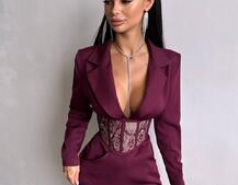 Комплект: сукня піджак + корсет Комплект: сукня піджак + корсет | PUSHKA SHOP