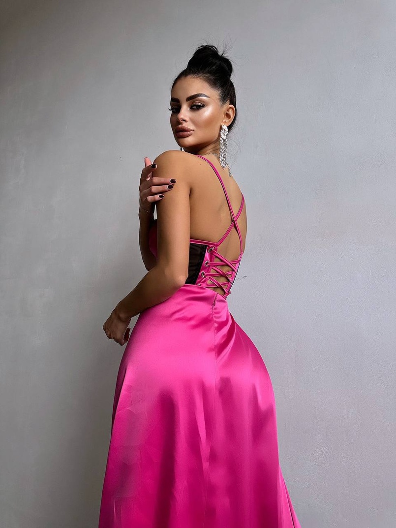 Комплект: корсет, декорований стразами + спідниця максі з драпіруванням  | PUSHKA SHOP