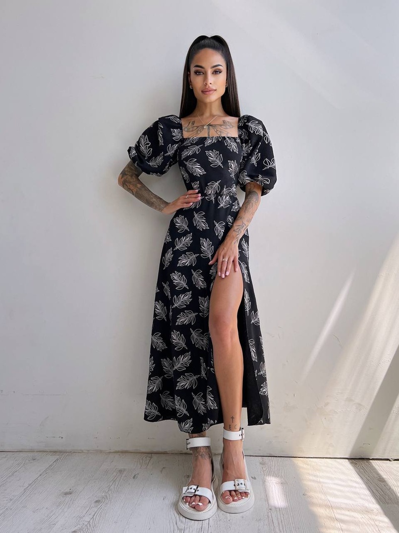 Улюблена сукня міді зі шнурівкою на спинці в нових кольорах Улюблена сукня міді зі шнурівкою на спинці в нових кольорах | PUSHKA SHOP