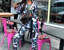 Костюм в стиле милитари  Костюм в стиле милитари  | PUSHKA SHOP