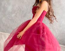 Платье-бюстье с чашечками и пышной юбкой Платье-бюстье с чашечками и пышной юбкой | PUSHKA SHOP