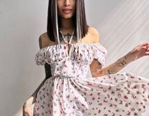 Сукня- міні у квітковий принт Сукня- міні у квітковий принт | PUSHKA SHOP