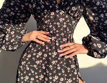 Улюблена сукня-міді зі шнурівкою на талії  Улюблена сукня-міді зі шнурівкою на талії  | PUSHKA SHOP