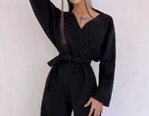 Комбінезон із широкими брюками з ангори Комбінезон із широкими брюками з ангори | PUSHKA SHOP