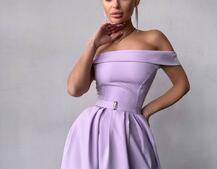 Сукня максі з відкритими плечима  | PUSHKA SHOP