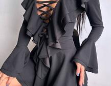 Сукня з з воланами на ґудзиках Сукня з з воланами на ґудзиках | PUSHKA SHOP