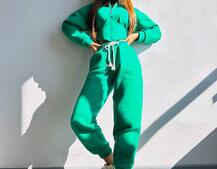 Комплект на флісі : худі з елементами корсету + штани Комплект на флісі : худі з елементами корсету + штани | PUSHKA SHOP