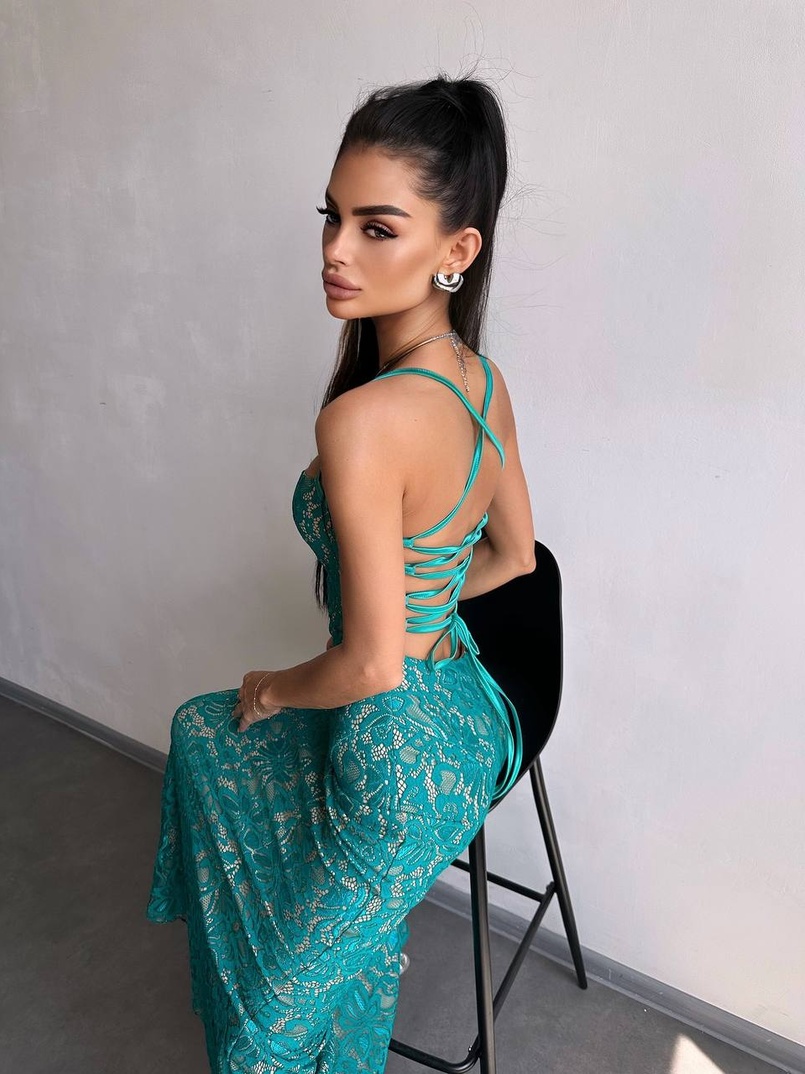 Мереживна сукня максі   | PUSHKA SHOP