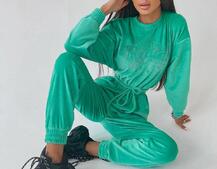 Плюшевый комбинезон, декорированный стразами  | PUSHKA SHOP