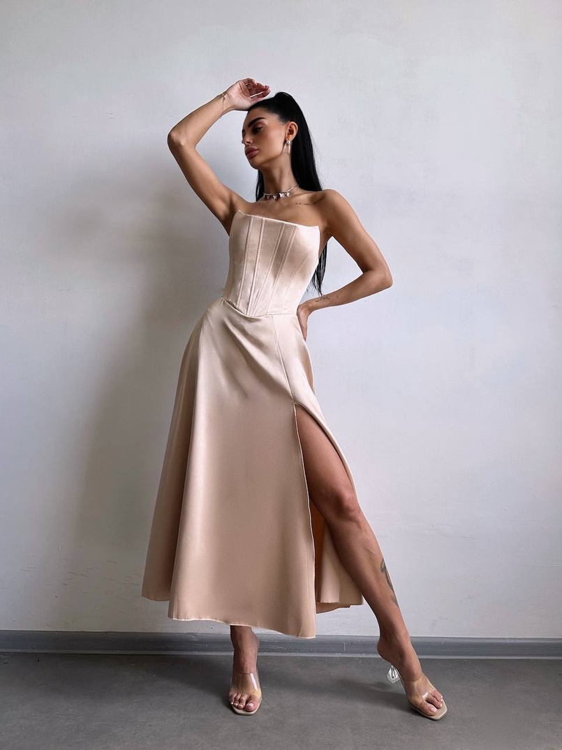 Корсетна сукня міді Корсетна сукня міді | PUSHKA SHOP