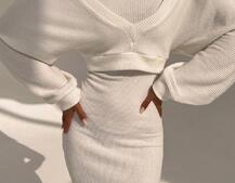 Трикотажна сукня-двійка  | PUSHKA SHOP