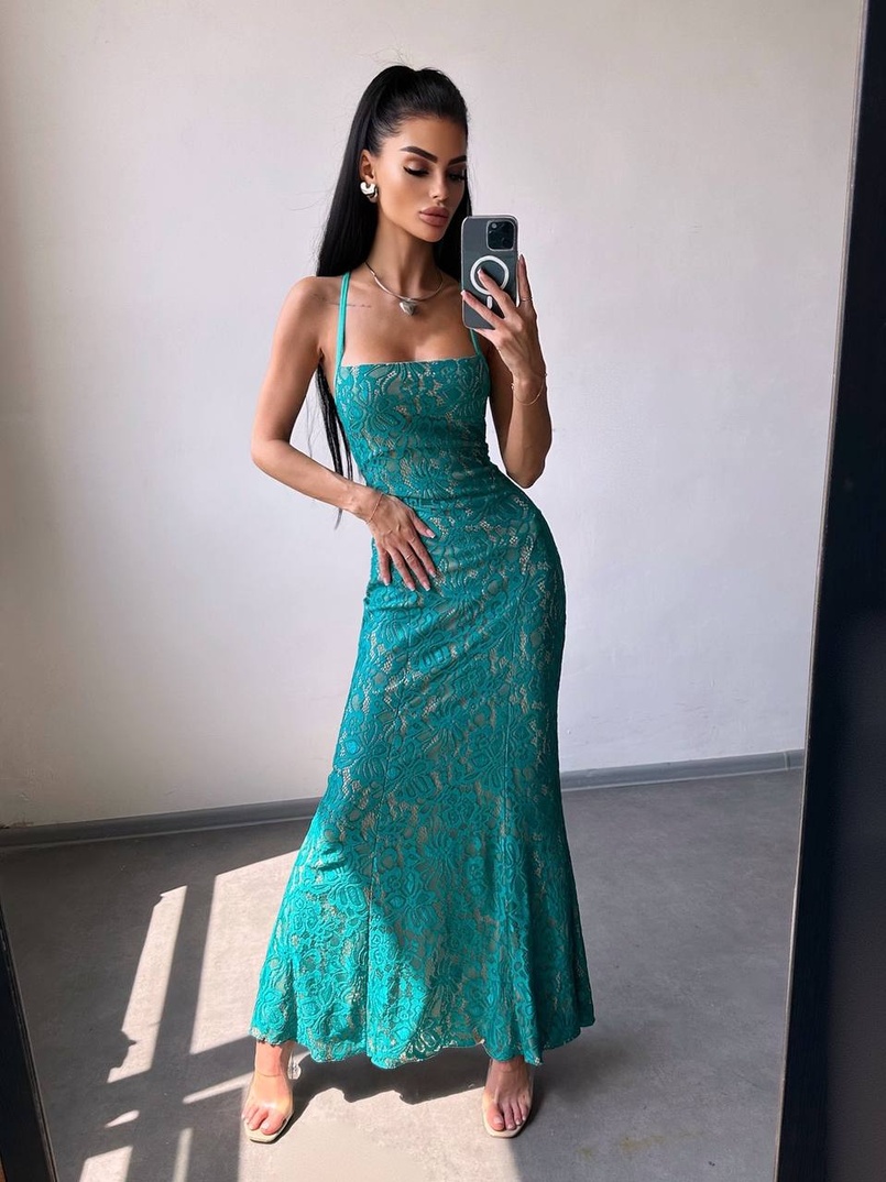 Мереживна сукня максі   | PUSHKA SHOP