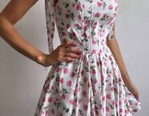 Корсетна сукня з подвійною спідницею  | PUSHKA SHOP