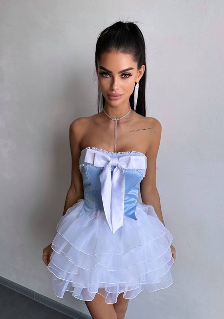 Комплект: корсет + пишна спідниця міні  | PUSHKA SHOP