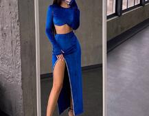 Оксамитовий комплект: топ із чашками push up+ спідниця, декорована стразами Прикраса пришита, ручна робота. Оксамитовий комплект: топ із чашками push up+ спідниця, декорована стразами Прикраса пришита, ручна робота. | PUSHKA SHOP