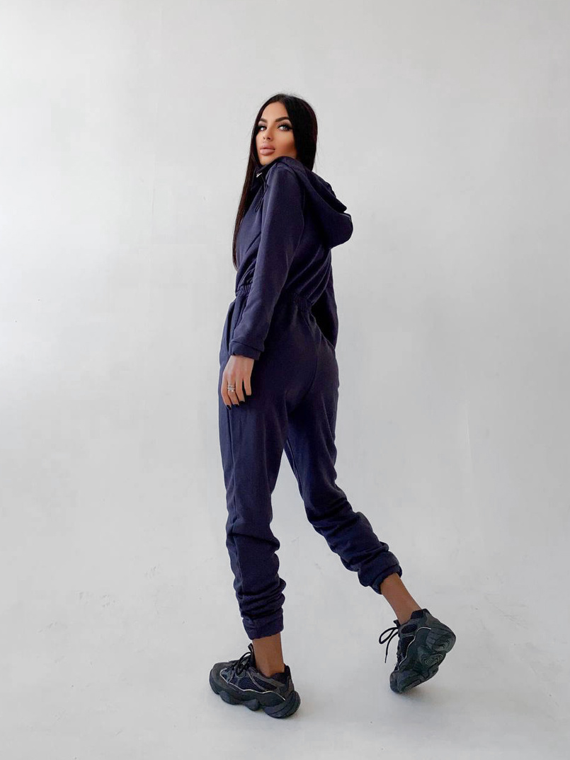 Приталенный комбинезон на молнии  Приталенный комбинезон на молнии  | PUSHKA SHOP