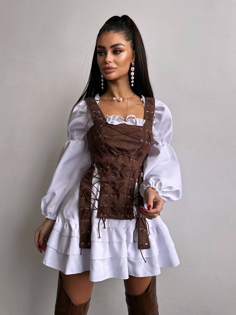 Комплект: сукня + корсет  Комплект: сукня + корсет  | PUSHKA SHOP