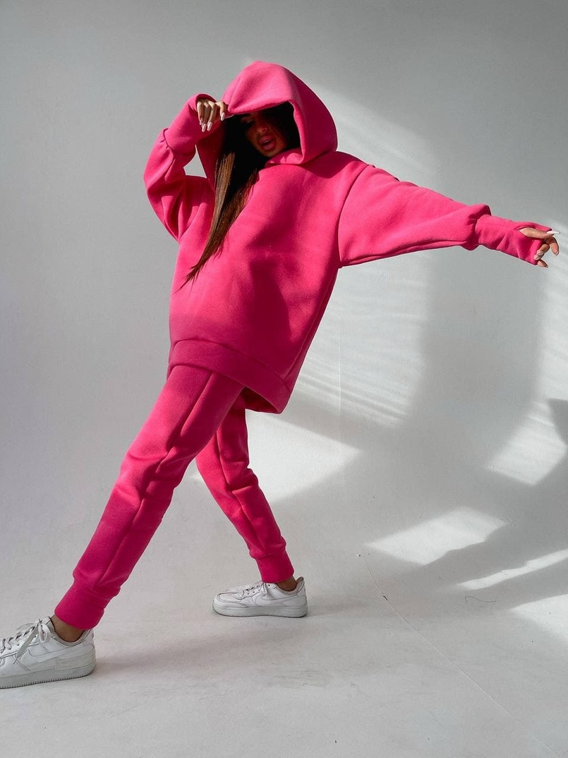 Тёплый комплект: худи + спортивные штаны Тёплый комплект: худи + спортивные штаны | PUSHKA SHOP