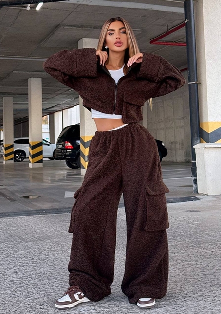 Теплий та мʼякий комплект Тедді на флісі Дуже приємний до тіла | PUSHKA SHOP