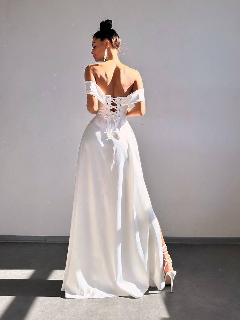 Комплект: корсет + спідниця максі з драпіруванням   | PUSHKA SHOP