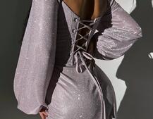 Сяючий комплект: корсет + спідниця  максі з драпіруванням | PUSHKA SHOP