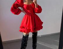 Лялькова сукня з пишною спідницею та корсетним верхом  | PUSHKA SHOP