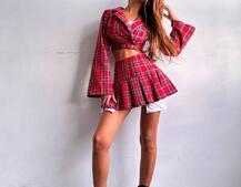 Комплект: спідниця, шорти+топ+піджак Комплект: спідниця, шорти+топ+піджак | PUSHKA SHOP