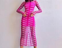 Сукня міді з принтом  Сукня міді з принтом  | PUSHKA SHOP